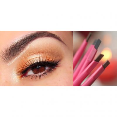 5pcs Pink Fairy Girl Eyebrow Enhancers Automatic Pencil 