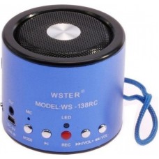 Ws-138rc Portable Speaker With Microsd / usb Player And Radio