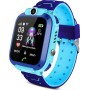 Q12 Touch Screen Kids Smart Watch Blue