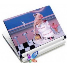 Lamtech 15.4"-17.4" Laptop Skin Pink Pig