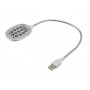 Esperanza Usb Led Lens Ea120 For Laptop, 13 Led, Silver