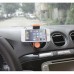 Universal Portable Adjustable 360 Degrees Rotatable Cradle Cell Phone GPS In Car Air Vent Mount Holder Cradle Bracket Orange