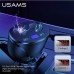 USAMS Car Charger C16, 2x USB & Lighter Sockets, 96W, Black