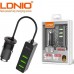 Combo Fast Car Charger 4 Usb Ldnio C61