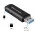 Powertech Mini Card Reader Usb 3.0 Pt-892, Sd Card, Black
