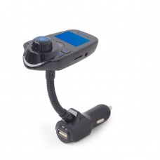 Gembird Bluetooth Carkit With Fm-Radio Transmitter Black