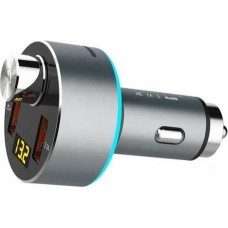 Mini Bluetooth Mp3 Player And Charger 2 X Usb 2a Car - Car Fm Transmitter Ezra Bcr01