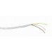 Cablexpert Flat Telephone Cable Stranded Wire 100m White 4 Wires