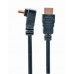 Cablexpert Hdmi V.1.4 90degrees Male To Straight Male Connectors Cable 19pins Gold Plated 1,8m