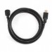 Cablexpert Hdmi V.1.4 90degrees Male To Straight Male Connectors Cable 19pins Gold Plated 1,8m
