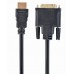 Cablexpert Hdmi To Dvi M/M Cable With Gold-Plated Connectors 1,8m