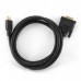 Cablexpert Hdmi To Dvi M/M Cable With Gold-Plated Connectors 1,8m