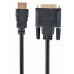 Cablexpert Hdmi To Dvi M-M Cable Gold Plated Connectors 4.5m Bulk