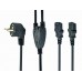 Cablexpert Power Splitter Cord C13 Vde Aproved 2m