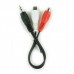Cablexpert 3.5 Mm Plug To 2 X Rca Sockets Stereo Audio Cable 0,2 M