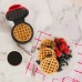Mini Waffle Maker In Round Shape 350W