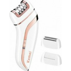 Rechargeable Hair Removal Shaver - Hardening Removal - 3 in 1 Device - Kemei Km-1207