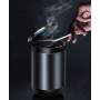 BASEUS Ashtray With LED Lighting CRYHG01-0G, Metal, Gray