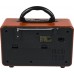 Meier M-U115 Retro Desktop Radio Rechargeable With Bluetooth & USB Brown