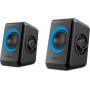 Sonic Gears Usb Powered Quad Bass Speakers 2,0 Black Turquila