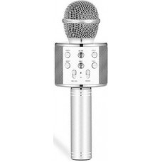 Wster Wireless Karaoke Microphone WS-858 Silver