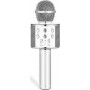 Wster Wireless Karaoke Microphone WS-858 Silver