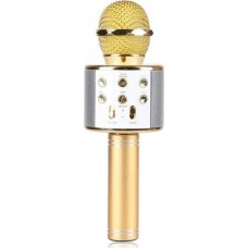 Wster Wireless Karaoke Microphone WS-858 Gold