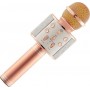 Wster Wireless Karaoke Microphone WS-858 Pink - Gold
