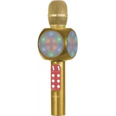 Wster Wireless Karaoke Microphone WS-1816 Gold