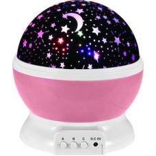 Rotating Light Projector Pink
