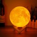 Embossed Touch Lamp 3d Moon Moon Light Led Rechargeable With 3 Shades