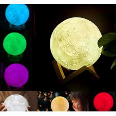Rechargeable lamp full moon LED USB 13cm 8105