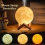 Large Humidifier 3D Moon Lamp With 15cm Base