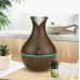 Aromatherapy Device & Ultrasonic Humidifier With 7 LED Colors 130 ml Mini Ultrasonic Aroma Humidifier J-036 Beige
