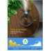 Aromatherapy Device & Ultrasonic Humidifier With 7 LED Colors 130 ml Mini Ultrasonic Aroma Humidifier J-036 Beige