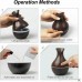 Aromatherapy Device & Ultrasonic Humidifier With 7 LED Colors 130 ml Mini Ultrasonic Aroma Humidifier J-036 Beige
