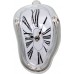 Melting Time Clock 22810 Desktop Clock Silver