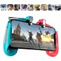 AK-16 Mobile Gamepad With Fire Trigger Button Support For PUBG Blue / Red