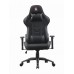 Gembird Gaming Chair Leather Black