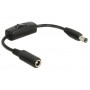 Delock Cable / DC Power Switch, 20cm, Black