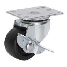Powertech Wheel For Rack NETW-0014, Rotating, With Brake, 100kg Max