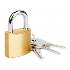 CTECH Security Padlock With Key CTL-0012, 50mm, Metal