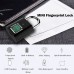 Security Padlock With Fingerprint CTL-0022, 50mm, Metal, Black