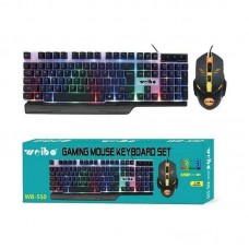 Weibo WB-550 Gaming Keyboard Set with RGB Lighting & Mouse