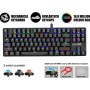 Armaggeddon Mechanical Low Profile Keyboard Rgb Falconet Red