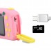 Andowl QK6 Compact Camera 10MP With 2 "Screen Pink