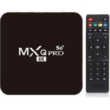 TV BOX MXQ Pro 4K Upgraded Version 2020 Android 10,1 TV Box Ram 4GB ROM 32GB Android Smart Box H.265 HD 3D Dual Band 2.4G / 5G WiFi