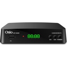 Osio Ost-2660d Mpeg-4 Full Hd Digital Receiver (1080p) With Pvr Function (Usb Recording) Hdmi / Usb Connections Black
