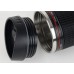 Mug Camera Lens Shape With Stainless Steel Inner EF 24-105mm 0.4lt Black