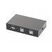 Gembird 2-Port Manual Usb Switch Black
